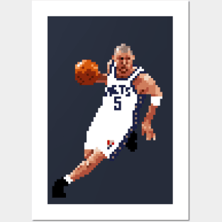 Jason Kidd Pixel Dribble Posters and Art